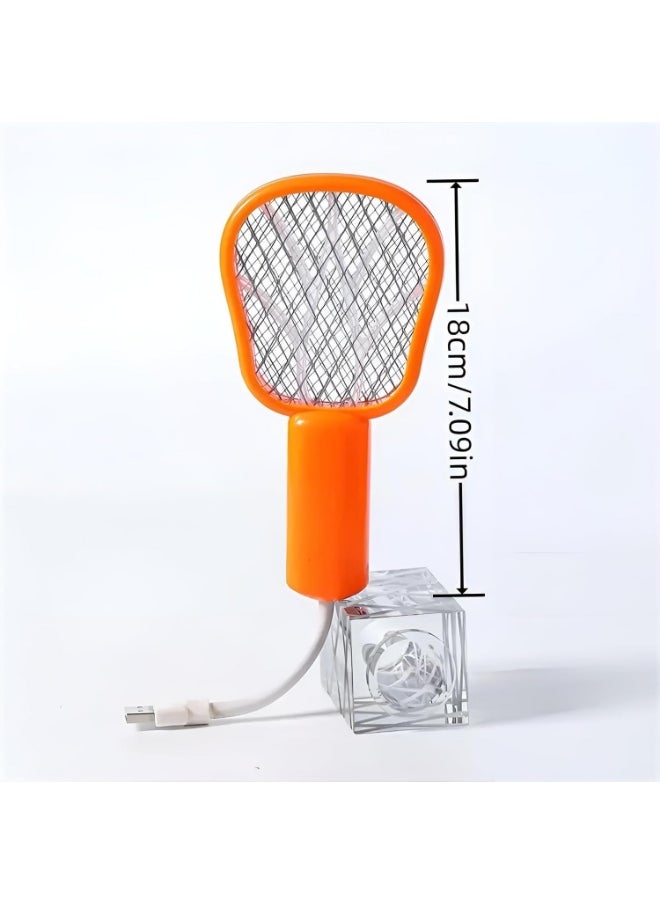 Plan A USB Portable Electric Mosquito Swatter – Fly Swatter with UV Light and Sharp Electric Spark – Efficient Indoor & Outdoor Insect Killer – Multifunctional Summer Mosquito Trap (Oval)  - Image 3