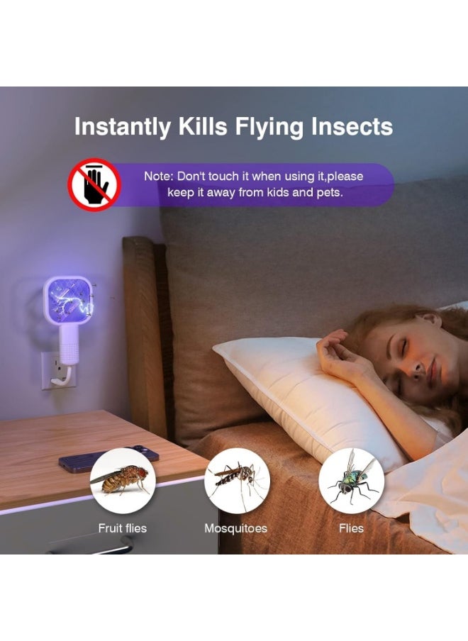 Plan A USB Portable Electric Mosquito Swatter – Fly Swatter with UV Light and Sharp Electric Spark – Efficient Indoor & Outdoor Insect Killer – Multifunctional Summer Mosquito Trap (Oval)  - Image 5