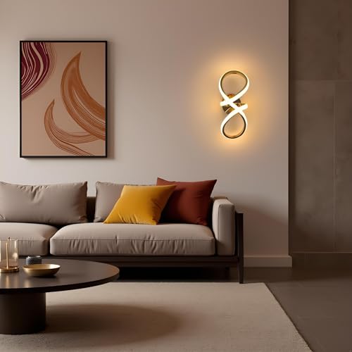 BrightLyt Wall Lights for Home Decoration, Wall Lamps for Bedroom/Living Room, Bathroom Mirror Side Lamps, Led Wall Lamps for Restaurants/Hotels/Cafe (3 in 1 Natural, Cool and Warm) - Image 4
