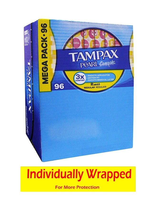 تامباكس 96 قطعة من سدادات الحماية من التسرب العادية المغلفة بشكل فردي - Image 1