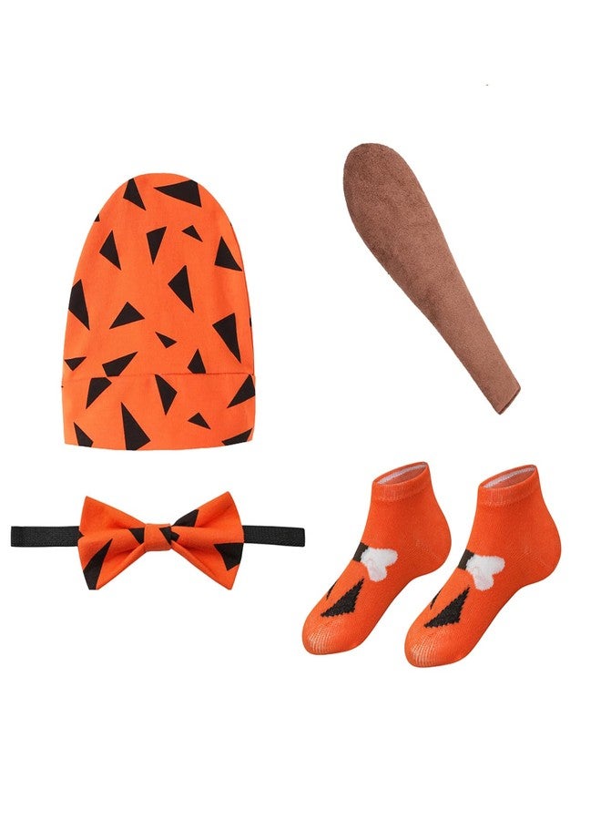 qnprt Toddler My First Halloween Costume 2025 Family Kids Boy Caveman Costumes for Baby,0612M - Image 5