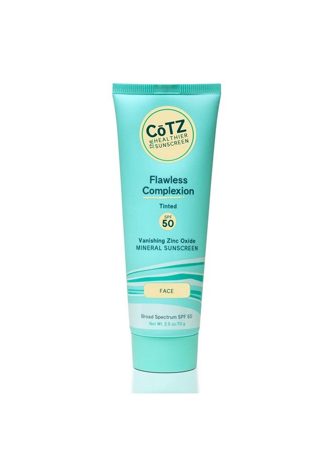 CoTZ CōTZ | Flawless Complexion | Lightly Tinted | Facial Mineral Sunscreen Broad Spectrum SPF 50; 2.5 oz / 70 g - Image 1