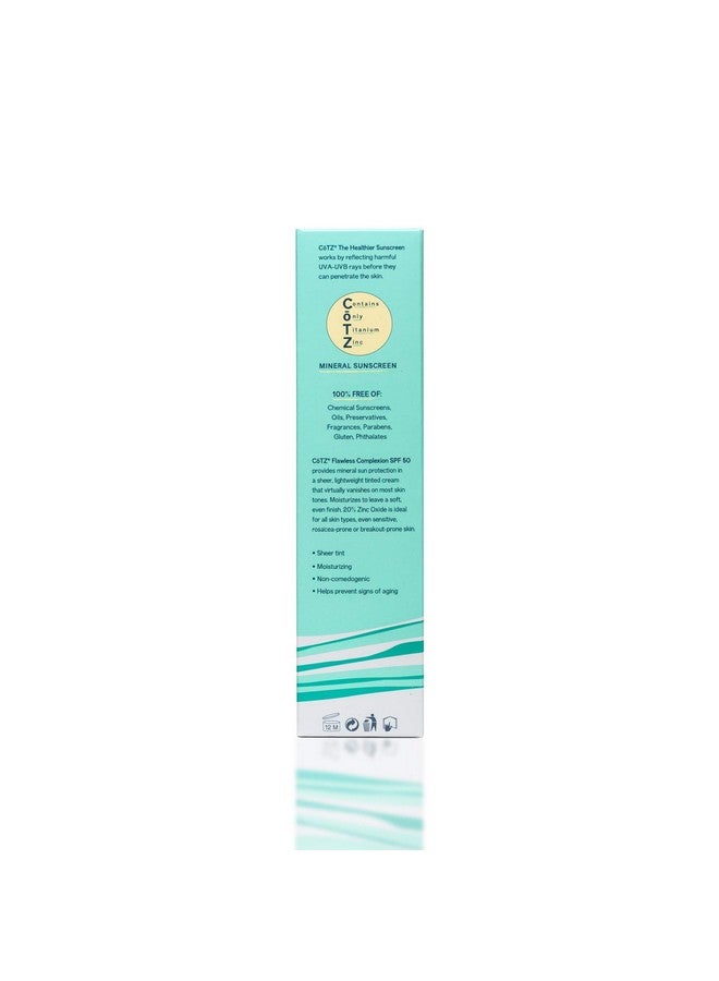 CoTZ CōTZ | Flawless Complexion | Lightly Tinted | Facial Mineral Sunscreen Broad Spectrum SPF 50; 2.5 oz / 70 g - Image 5