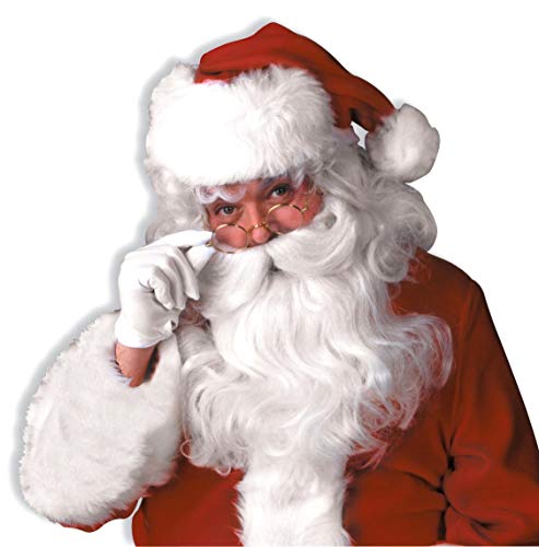 Rubies Santa Claus Beard & Wig Set for Adults, Men's No Size White - Image 1