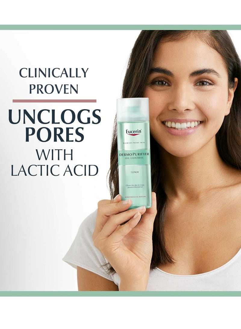 تونر ديرموبوريفاير للتحكم في الزيوت للبشرة المعرضة للبقع وحب الشباب مع حمض اللاكتيك 200 مل - Image 2