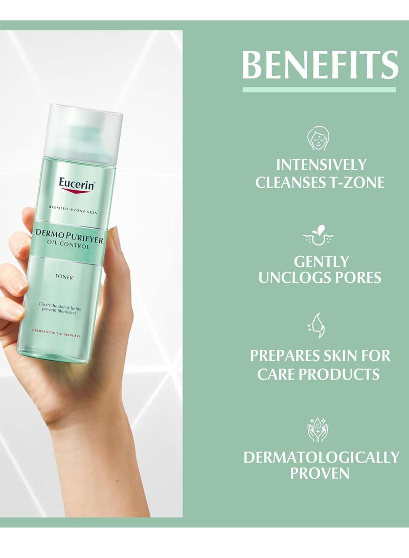 تونر ديرموبوريفاير للتحكم في الزيوت للبشرة المعرضة للبقع وحب الشباب مع حمض اللاكتيك 200 مل - Image 3