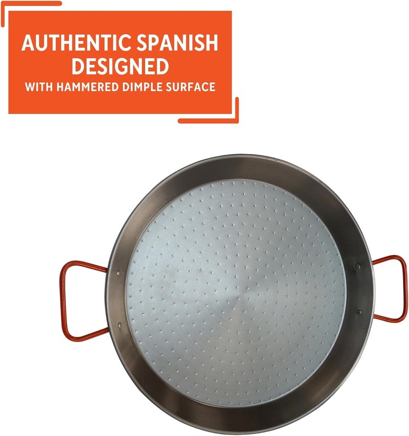 Imusa USA , Red Paella Pan 15-Inch, 15 Inch - Image 4