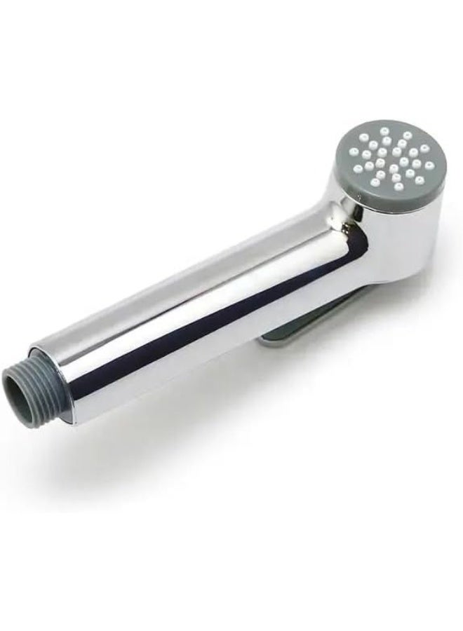 صنبور دش يدوي أسطواني من فيدمار، بخاخ ماء بارد فردي للمرحاض مع خرطوم وحامل، للاستخدام الشخصي أو استحمام الحيوانات الأليفة، فضي اللون - Image 4