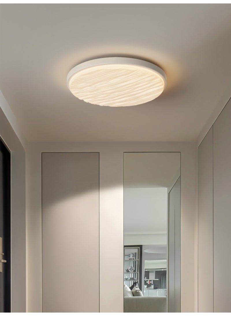Modern Minimalist Ripple Ceiling Light | Three-Color Dimmable | Ideal for Hallways, Balconies, and Bedrooms - Image 4