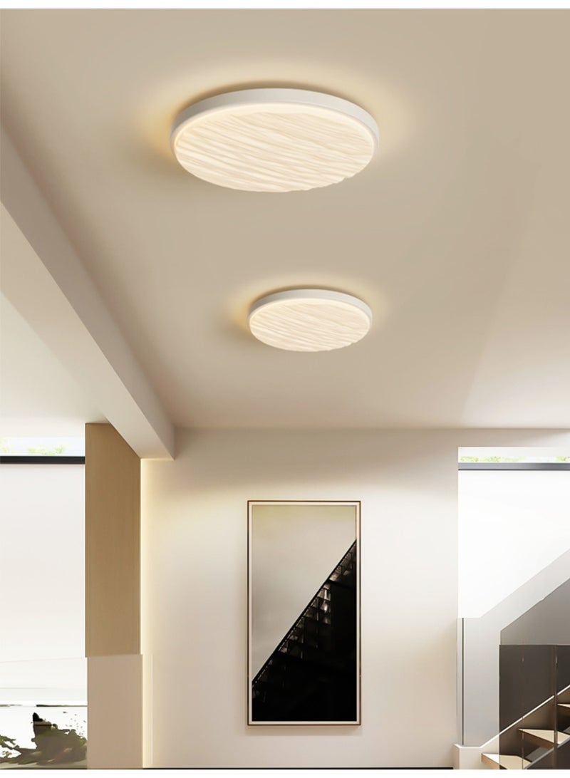 Modern Minimalist Ripple Ceiling Light | Three-Color Dimmable | Ideal for Hallways, Balconies, and Bedrooms - Image 5