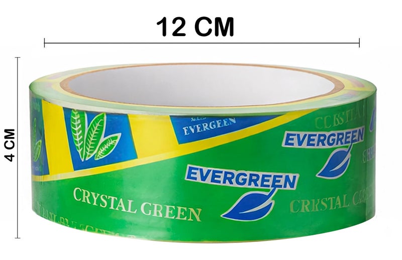 Evergreen - Tape, Model - Crystal Green, Sellotape Wide Clear, Set Of 6 PCS, 300 Yard - Image 2