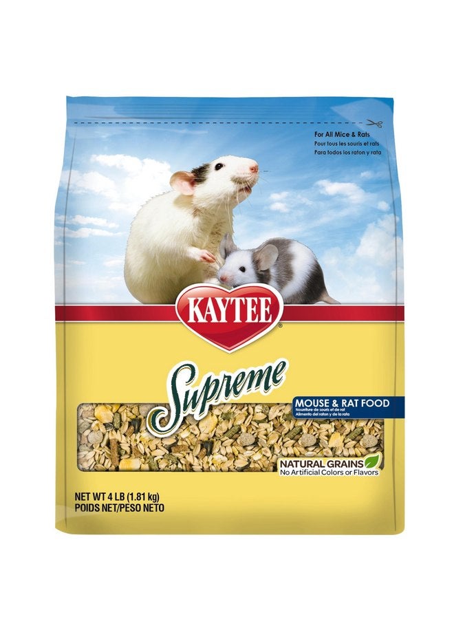 Kaytee Supreme Pet Mouse and Rat Food, 4 lb - Image 1