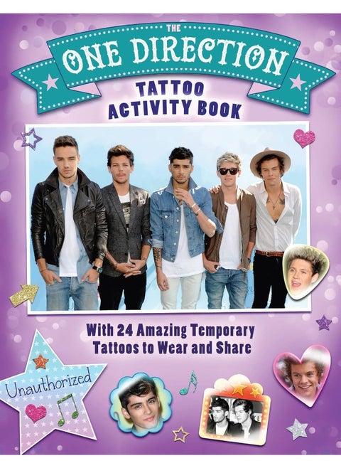 The One Direction Tattoo Activity Book: With 24 Amazing Temporary Tattoos to Wear and Share