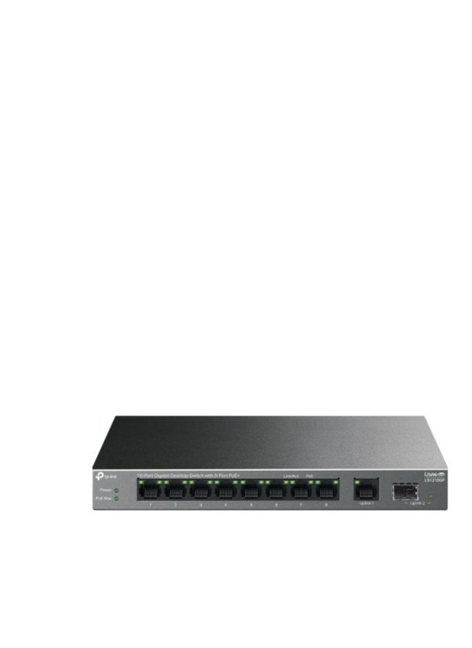 Switch - POE - TP-Link - 10-Port 10/100/1000Mbps Ethernet (LS1210GP)  - Image 2