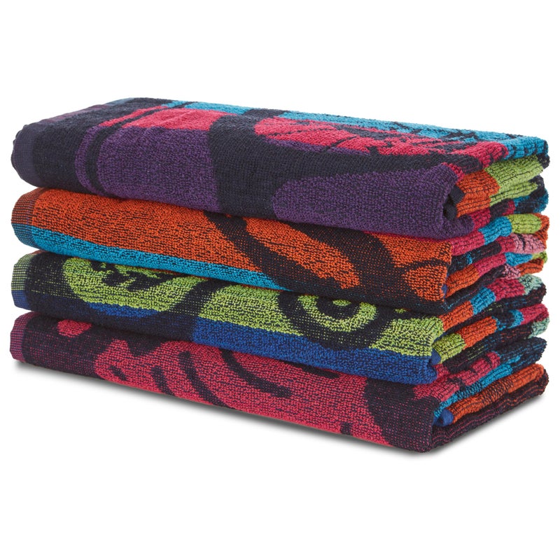 BolBomS 100 Cotton Luxury Bath Towel Set Soft Absorbent QuickDry Towels for Bathroom Spa Beach or Gym 30x60 Large Size Pack of 4 Plush Durable Towels Machine Washable