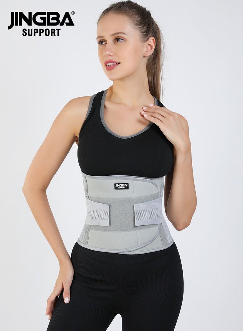 JINGBA SUPPORT  Waist Support Gray XXL Size - Image 4