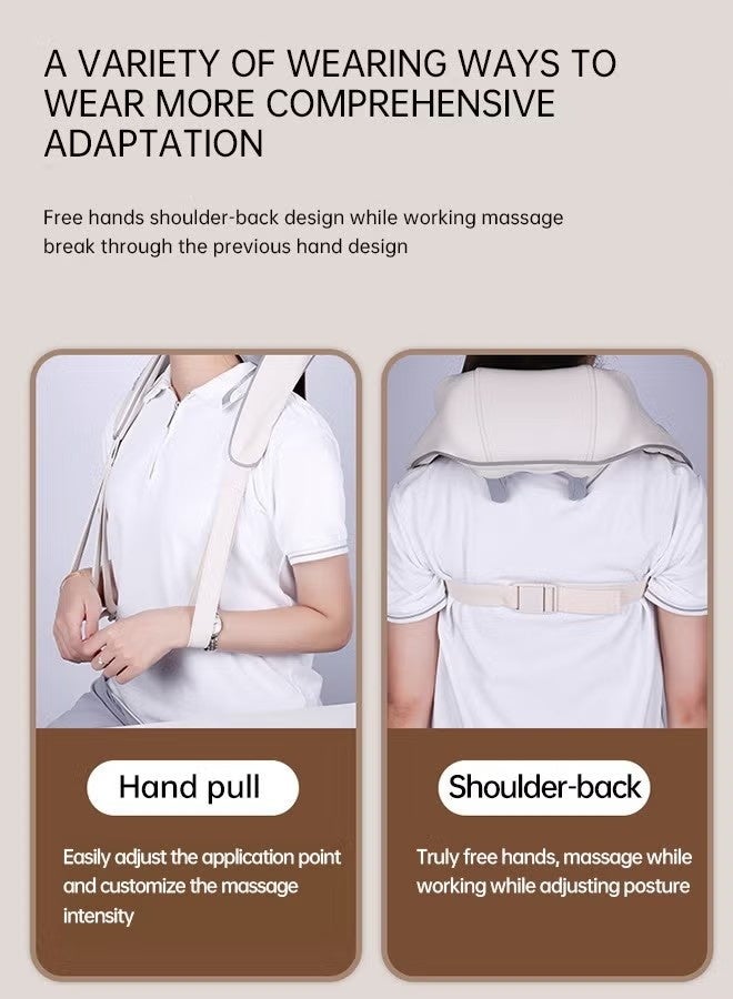 Realfrog Shiatsu Back Neck Shoulder Massager Heated Massager For Neck, Back,Shoulder,Foot And Leg Muscle Pain Relief For Home Office And Car Use - Image 4