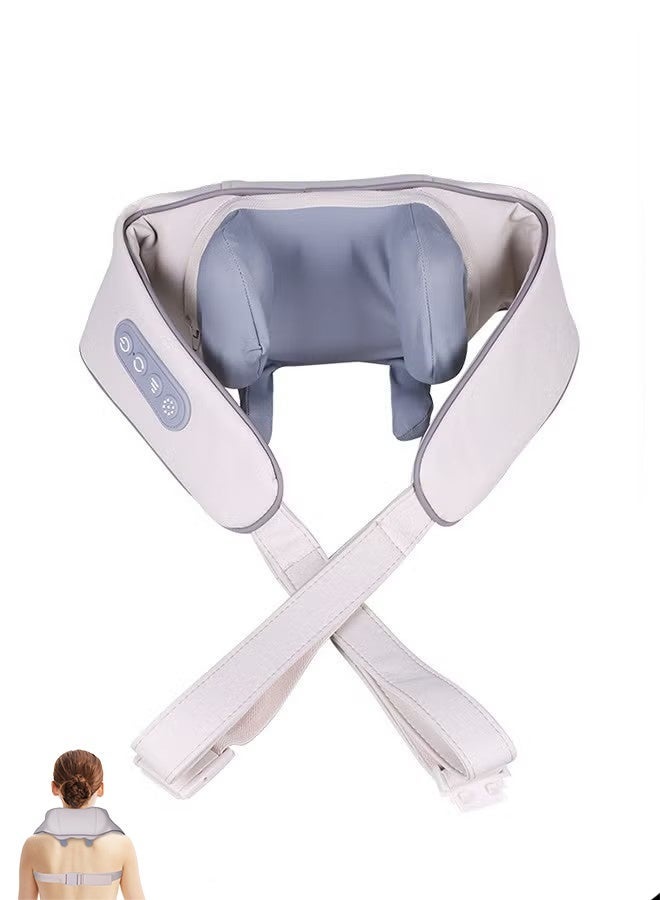 Realfrog Shiatsu Back Neck Shoulder Massager Heated Massager For Neck, Back,Shoulder,Foot And Leg Muscle Pain Relief For Home Office And Car Use - Image 1