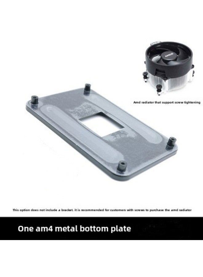 Loquat 1700 1151 AMD4 1366 2011 X58 X79 CPU Fan Radiator Buckle Base Bracket-Color:AM4 Metal Backplane - Image 1