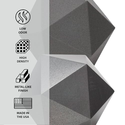 Proto-Pasta Protopasta Stainless Steel Filled PLA 3D Printer Filament | ProtoPlant Metal-Filled PLA Plastic Printer Filament with 60% Steel | Polish & Patina Friendly Metal Composite Filament | 2kg Metallic Spool - Image 5