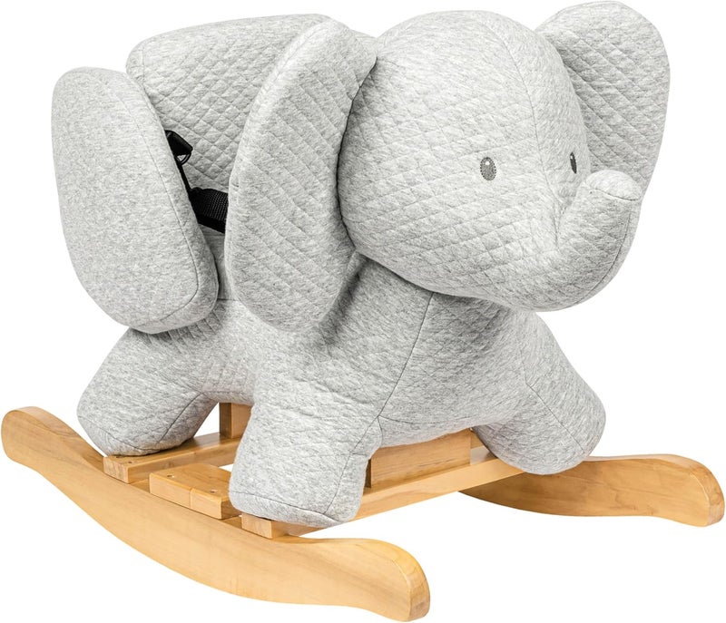 Nattou Rocking Animal for Children, Tembo The Elephant, 10-36 Months, 64 x 34 x 46 cm, Grey, 929141 - Image 1