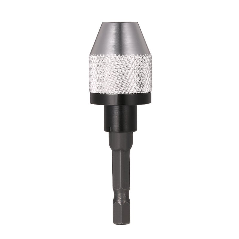 Mini Portable 0.3-6.5mm Electric Grinder Quick Change Drill Chuck with 6.35mm 1/4" Hex Shank Universal Drill Bit Converter Screwdriver Impact Driver Adaptor - Image 3