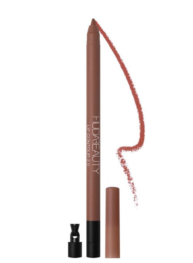HUDA BEAUTY Lip Contour 2.0 Automatic Matte Lip Pencil Terracotta - Image 1