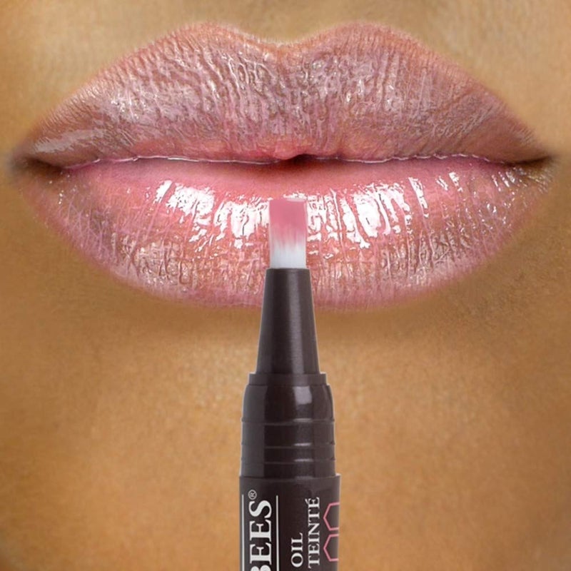 100 % Natural Moisturizing Tinted Lip Oil, Whispering Orchid - 1 Pen, 0.04 Fl Oz - Image 4