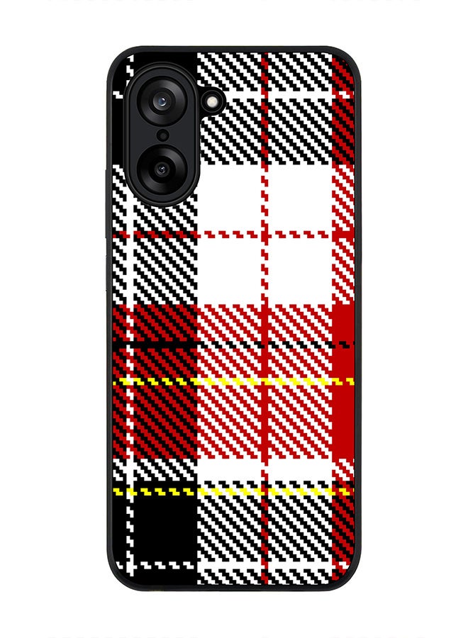 Stylizedd For OnePlus Nord CE5 / Ace 5 Racing Case,Slim fit Camera Protection, Shockproof Thin Phone cover  - English Flannel