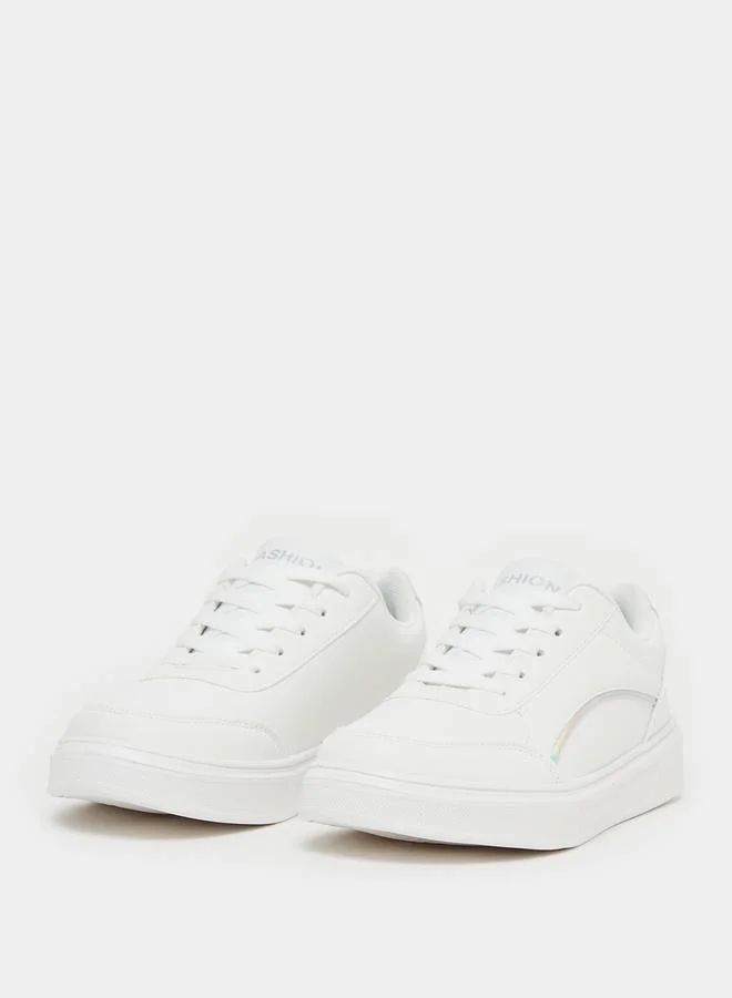 Styli Canvas Lace Up Casual Sneakers
