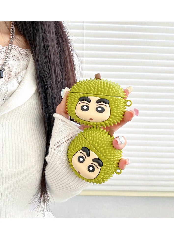 KUYING - Suitable For Apple Bluetooth Earphones With Silicone Cartoon Protective Case - Image 1