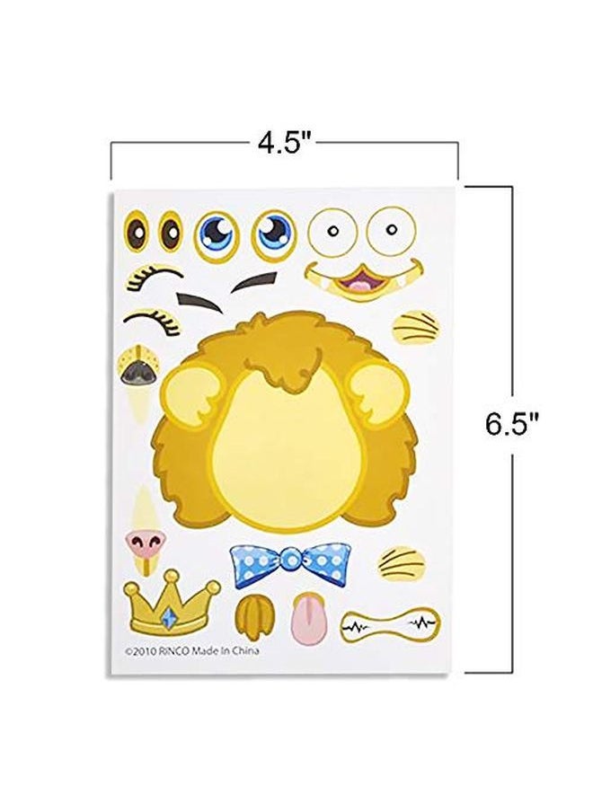 ArtCreativity - Make Your Own Zoo Sticker Assortment Set Of 24 Sheets Arts ?N Crafts Activity Supplies Kit For Kids Sticker Prize Fun Birthday Party Favor Goodie Bag Filler - Image 1