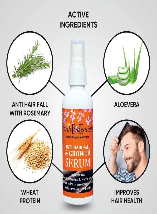Earth Essentials Evolution Aloe vera Serum Hair Thickening and Strengthening Products for Men and Women - With Natural Oil(Aurvedic formulation) - Treatment Tonic (Hair Care 30ml) - Image 3