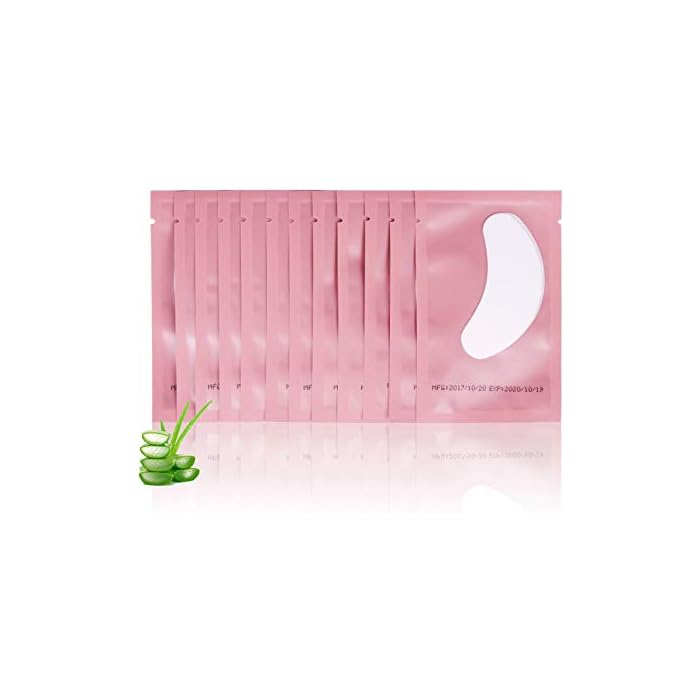 100 Pairs Set Gel pads for eyelash extensions, Comfy and Cool Under Eye Pads for Eyelash Extensions Eye Patches Beauty Tool