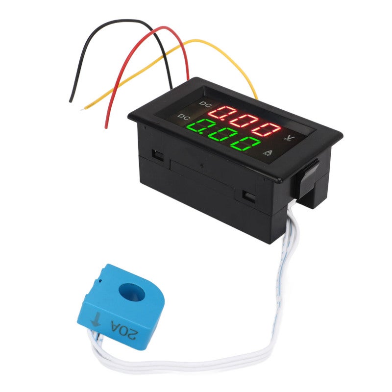 Dual Digital Display Meter High Accuracy Non-Invasive Hall Effect Current Sensor - Easy Installation Voltmeter Ammeter for Automotive Motorcycle Ebike Electrical Testing - Image 5