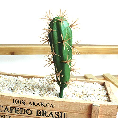 FagusHome Artificial Cactus Decor Faux Cactus Plant Fake Succulents Plants Artificial Cacti 4 Pieces Unpotted Indoor Home Décor Fake Cactus Stems - Image 5