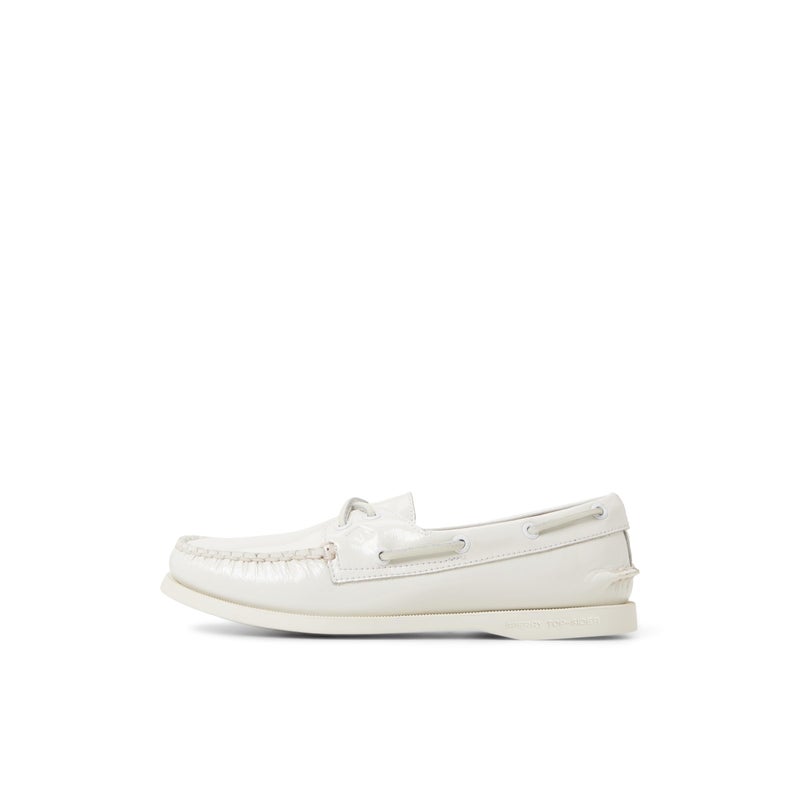 Sperry Womens AO 2Eye Boat Shoe White 85