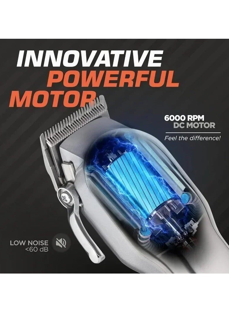 ارواق ماكينة قص الشعر الكهربائية بشاشة سائلة USB للكبار والرضع والأطفال ماكينة حلاقة وقص شعر منزلية - Image 2