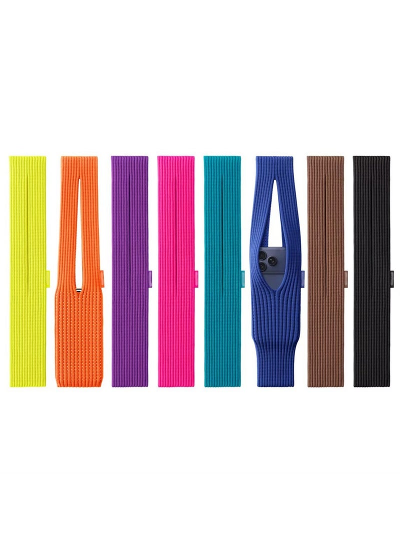 إكس ليفيل سوار ذراع رياضي لهاتف iPhone 17 PRO Max - قطعة واحدة محبوكة عالية المرونة، مانعة للانزلاق أثناء الجري، سهلة الارتداء والخلع ومقاومة للتآكل، تناسب جميع هواتف iPhone 17 PRO وSamsung Galaxy S25 Ultra (برتقالي) - Image 4