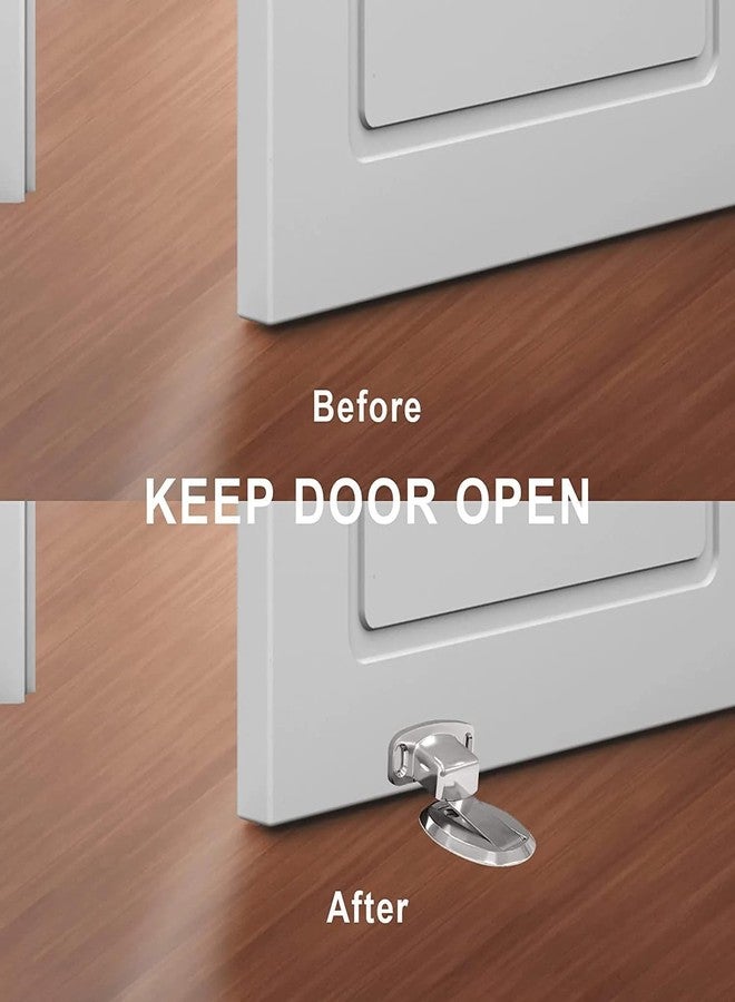 Nityasiddh Magnetic Door Stopper Floor Door Stopper Magnetic Heavy Duty Door Holder to Keep Doors Open with 3M Self Adhesive and Hidden Screw Mount (Multi Colour) - Image 2