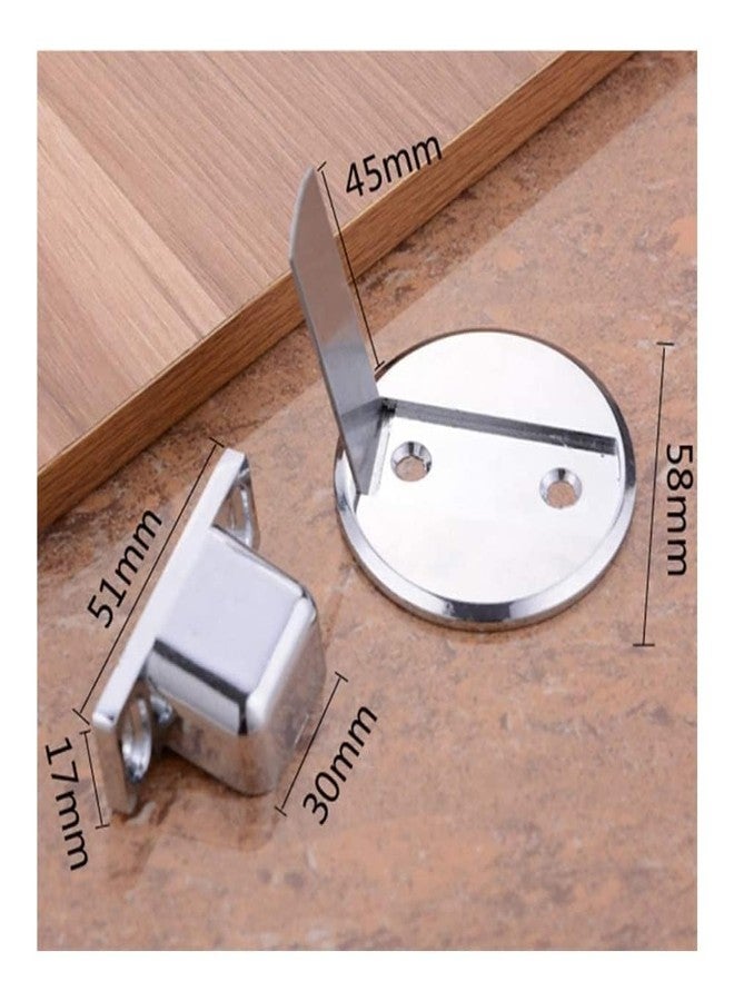 Nityasiddh Magnetic Door Stopper Floor Door Stopper Magnetic Heavy Duty Door Holder to Keep Doors Open with 3M Self Adhesive and Hidden Screw Mount (Multi Colour) - Image 4