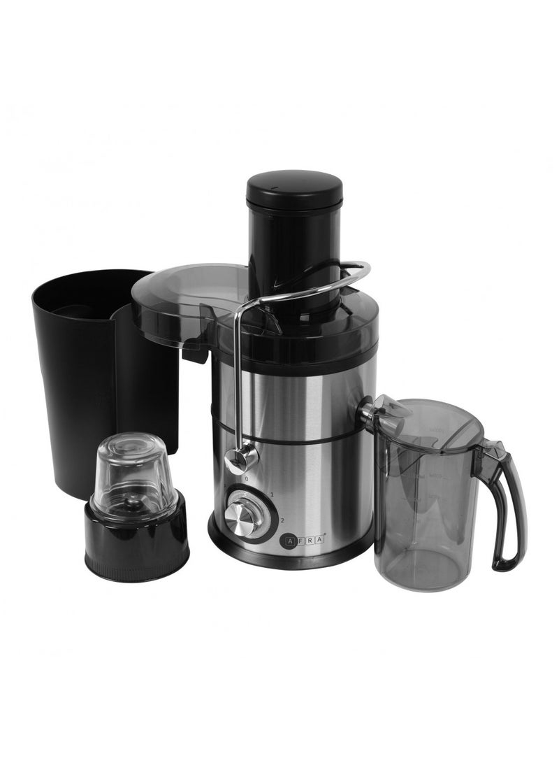 AFRA Japan 4 in 1 Juicer 2 Speed Settings 1.5 Liter Capacity Pulse Function Pulp Container Glass Blender With Meat Chopper & Grinder Jar G-Mark ESMA RoHS And CB Certified - Image 2
