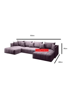 Comfynest U-Shape Sectional Sofa Modern Living Room Elegance Spacious Comfort and Stylish Design  - Image 2