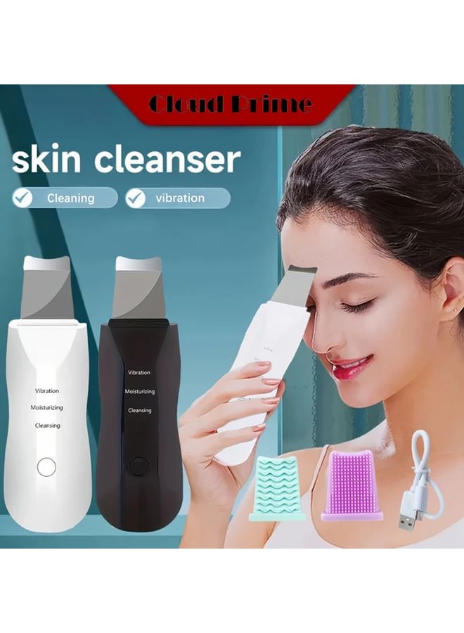 Black Facial Cleansing Machine Electric Cleaner Shovel Tool - Image 2
