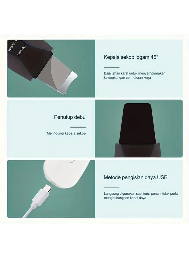 Black Facial Cleansing Machine Electric Cleaner Shovel Tool - Image 4