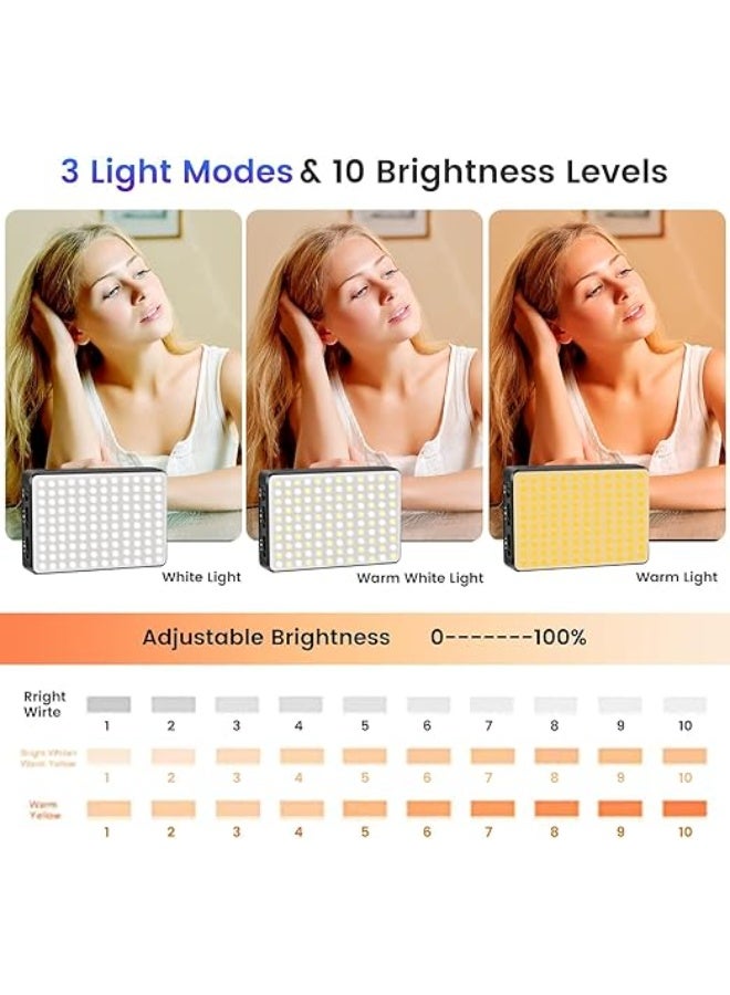 PLOKAMA U160 LED Light - 360 Degree Rotation - 3 Powerful Colors - Camera/Mobile/PC - Image 4