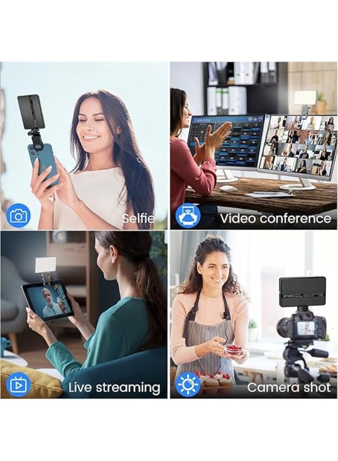 PLOKAMA U160 LED Light - 360 Degree Rotation - 3 Powerful Colors - Camera/Mobile/PC - Image 2