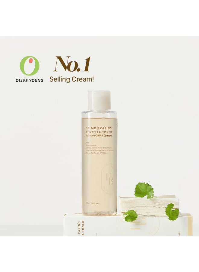 HEVEBLUE Salmon Caring Centella Toner - Salmon PDRN, pH 5.5, Salmon Egg Extract, Centella, Madecassoside, Restore and Rejuvenate, Refine Skin Texture, Low Irritation, Korean Skincare, K-Beauty - Image 4