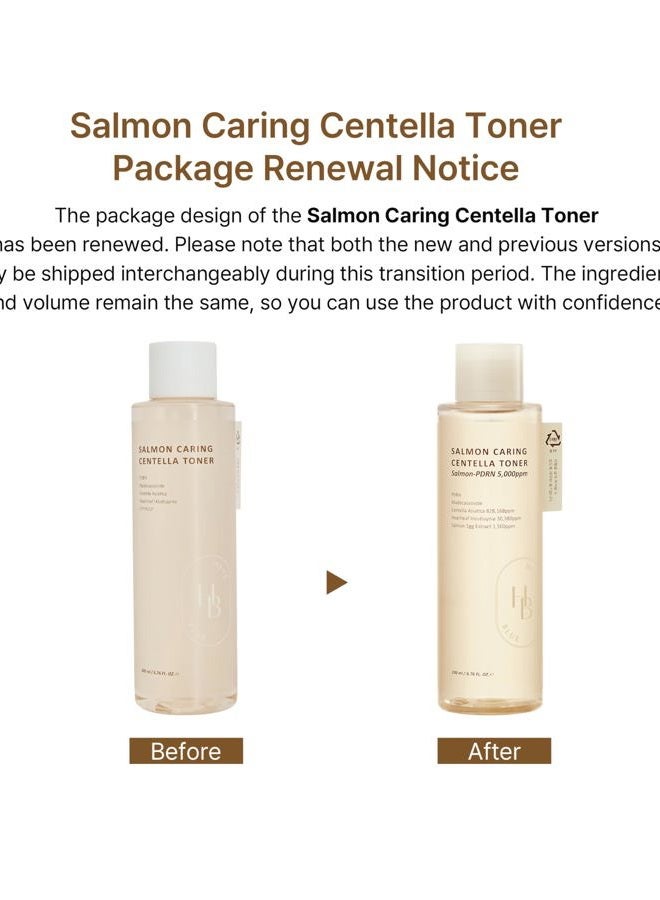HEVEBLUE Salmon Caring Centella Toner - Salmon PDRN, pH 5.5, Salmon Egg Extract, Centella, Madecassoside, Restore and Rejuvenate, Refine Skin Texture, Low Irritation, Korean Skincare, K-Beauty - Image 3