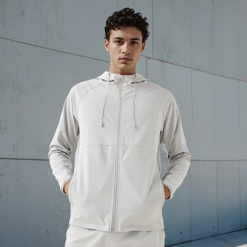 ADOT by Splash Regular Fit Zip Through Performance Hoodie